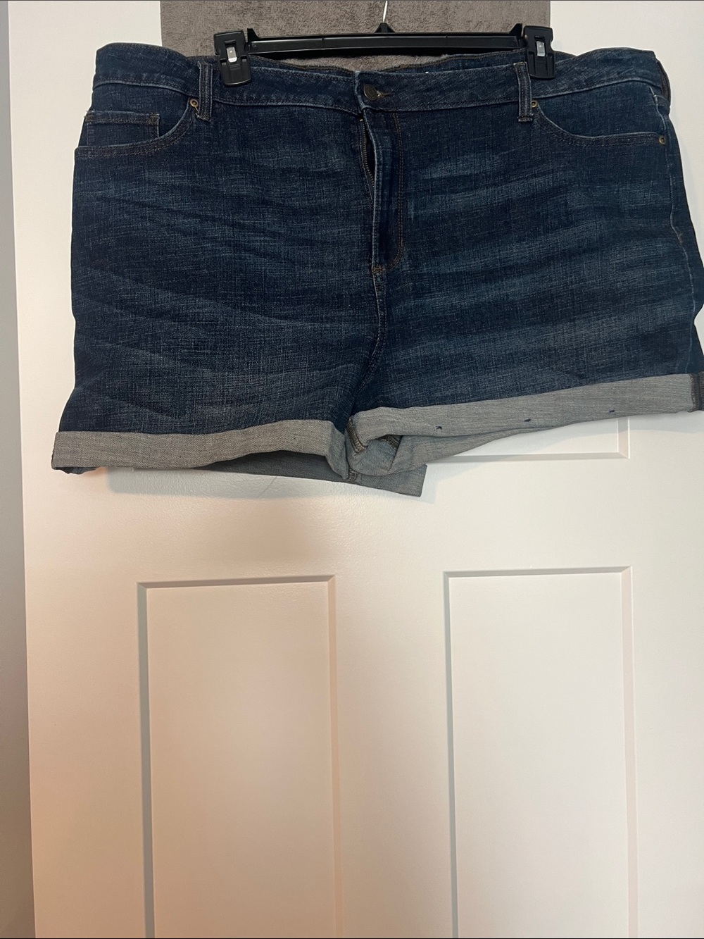 Sonoma Dark Blue Rolled Cuff Denim Shorts